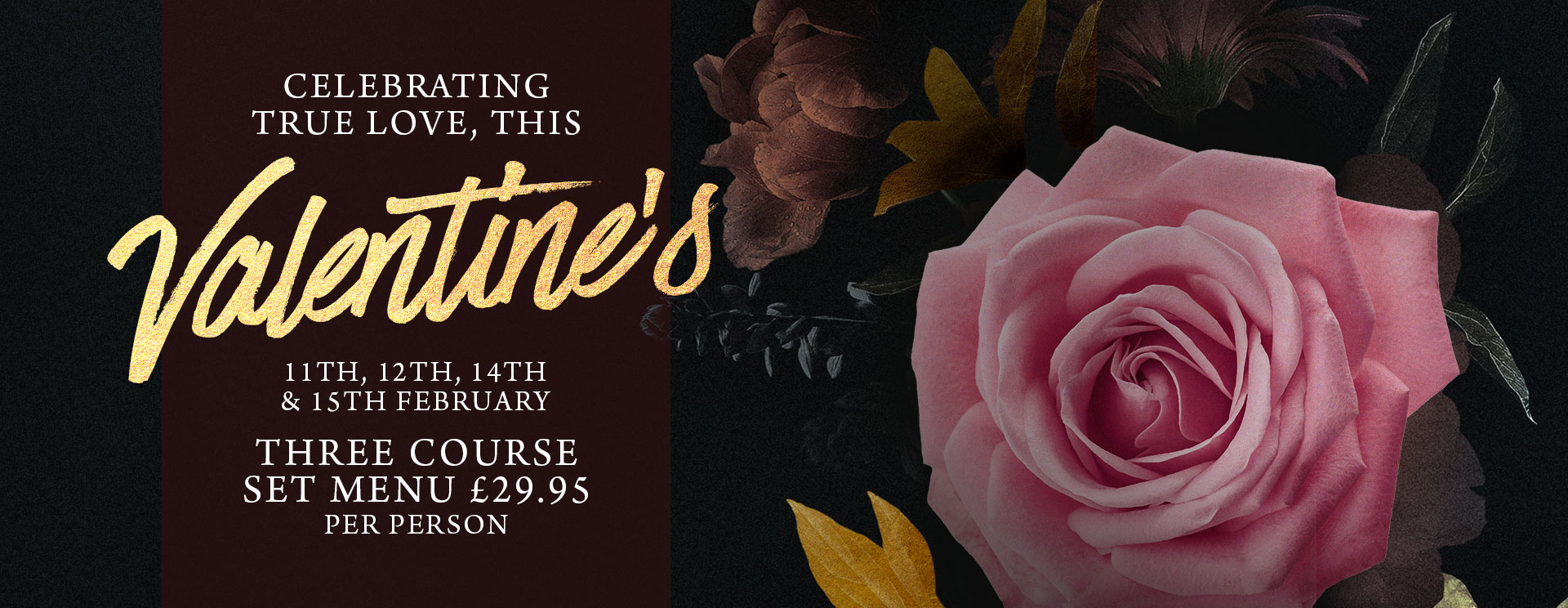 Valentines at The Derby Arms