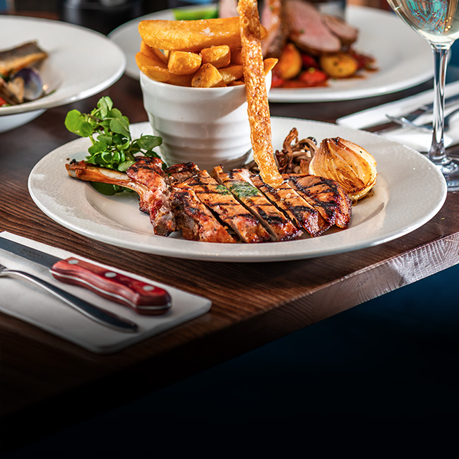 A La Carte menu at The Derby Arms
