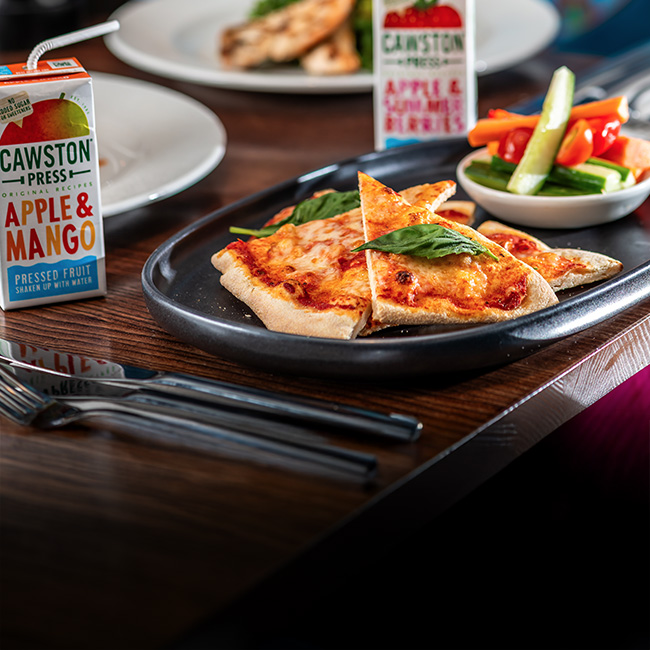 Children's menu at The Derby Arms