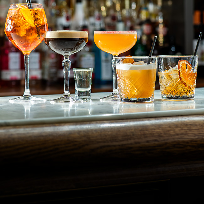 Wine & Drinks menu at The Derby Arms