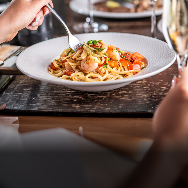 Dessert menu at The Derby Arms